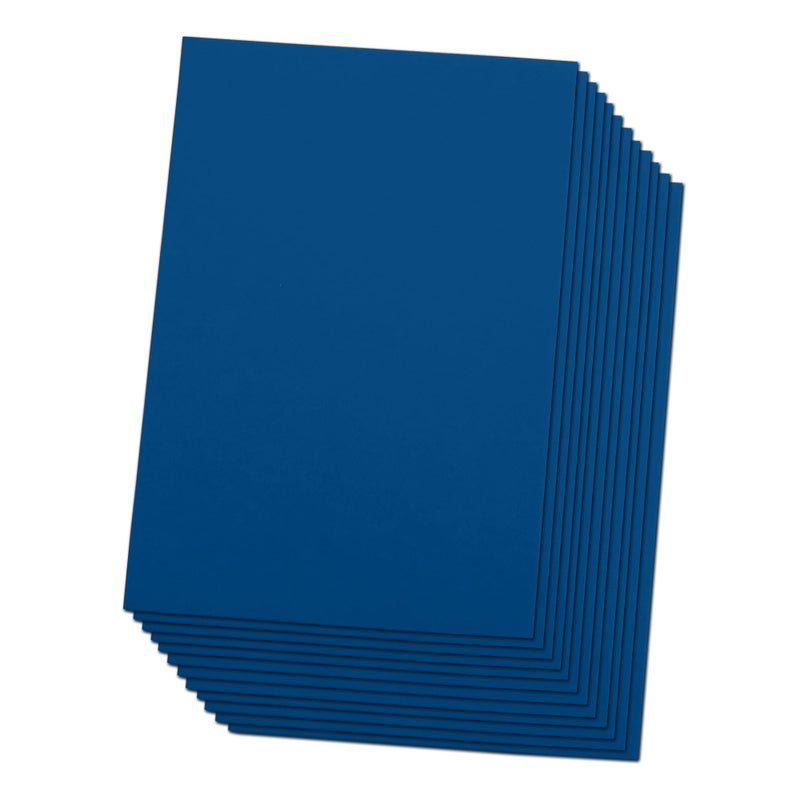 Ader Products Blue Eva Foam Sheets, 2mm Thick, 6 x 9 Inch, Handicraft Foam Paper for Arts and Crafts, by Ader Products - 12 Sheets - Image 1